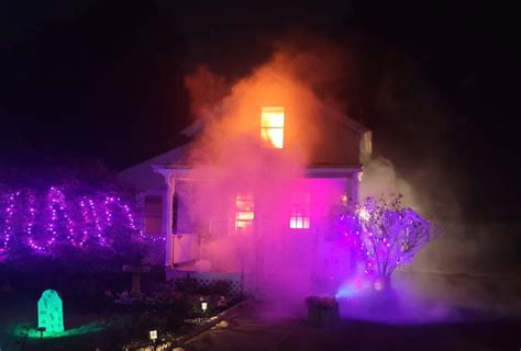 Glens Falls house lights aflame for Halloween
